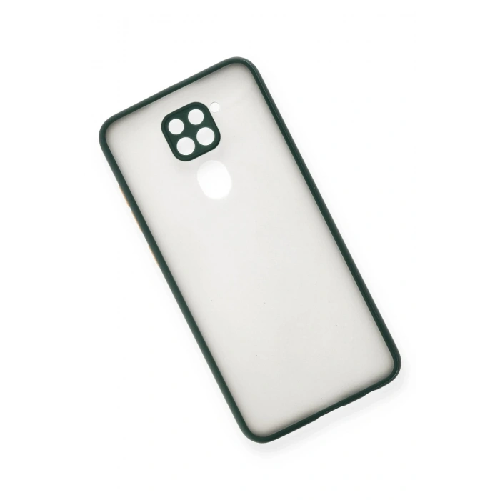 Mey İthalat®   Redmi Note 9 Kılıf Montreal Silikon Kapak - Yeşil