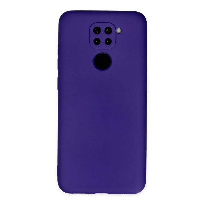 Mey İthalat®   Redmi Note 9 Kılıf Nano içi Kadife Silikon - Mor