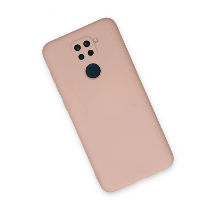 Mey İthalat®   Redmi Note 9 Kılıf Nano içi Kadife Silikon - Pudra