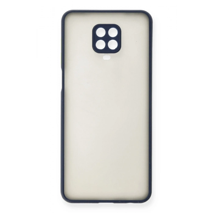 Mey İthalat®   Redmi Note 9 Pro Kılıf Montreal Silikon Kapak - Lacivert