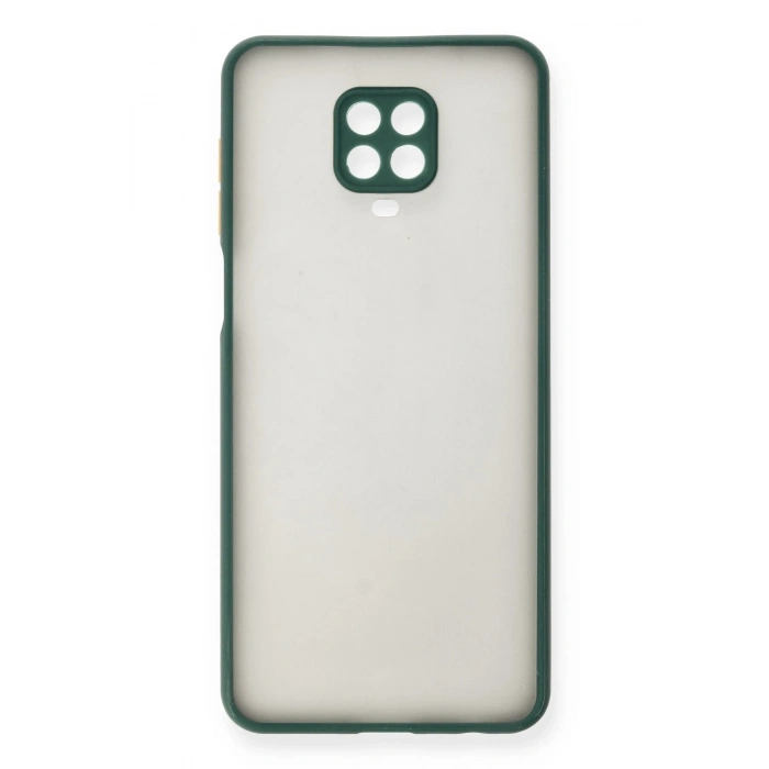 Mey İthalat®   Redmi Note 9 Pro Kılıf Montreal Silikon Kapak - Yeşil