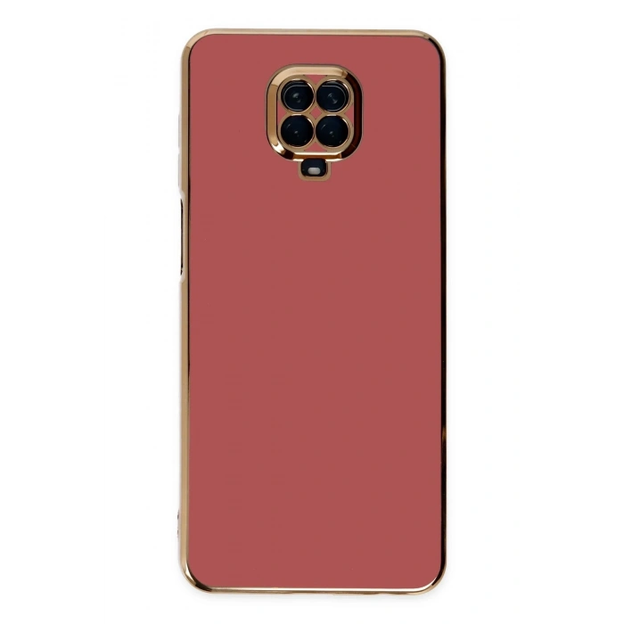 Mey İthalat®   Redmi Note 9 Pro Kılıf Volet Silikon - Kırmızı