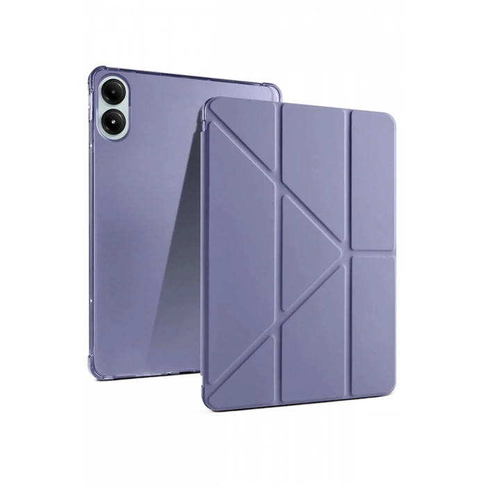 Mey İthalat®   Redmi Pad Pro 12.1 Kılıf Kalemlikli Mars Tablet Kılıfı - Lavender