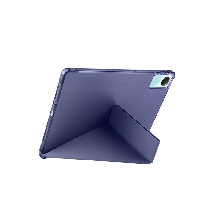 Mey İthalat®   Redmi Pad SE 4G Kılıf Kalemlikli Mars Tablet Kılıfı - Lacivert