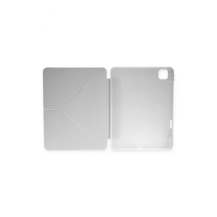 Mey İthalat®   Redmi Pad SE Kılıf Kalemlikli Mars Tablet Kılıfı - Gri