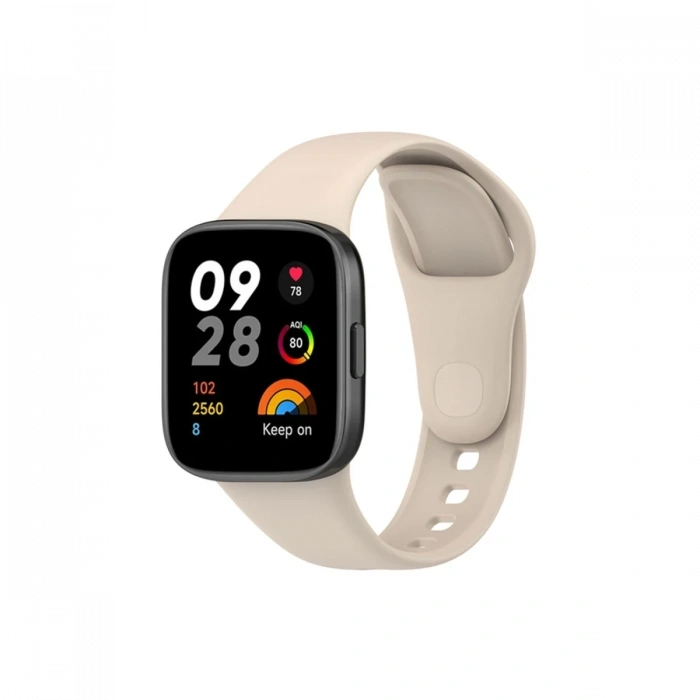 Mey İthalat®   Redmi Watch 3 Klasik Kordon - Bej