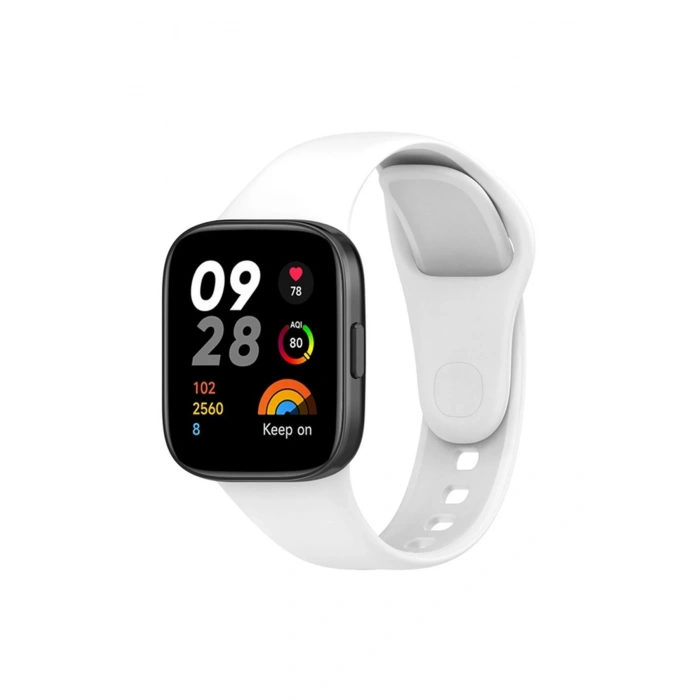 Mey İthalat®   Redmi Watch 3 Klasik Kordon - Beyaz