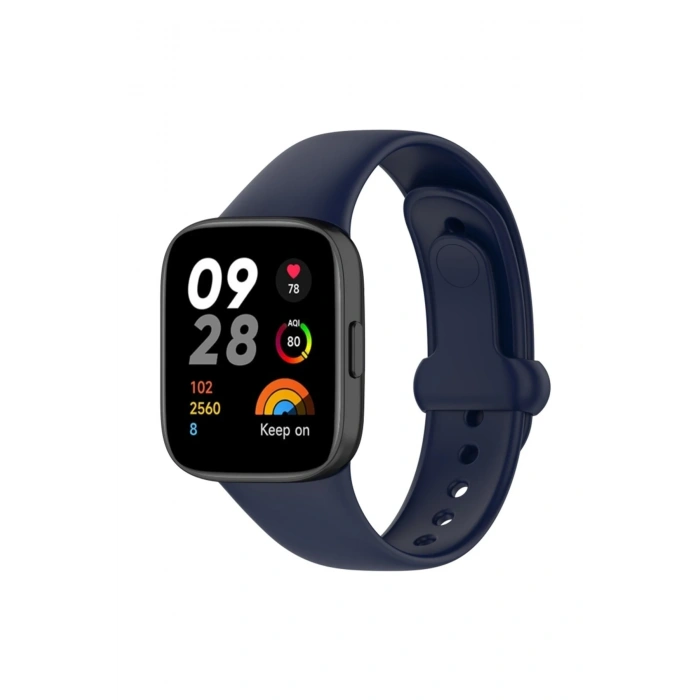 Mey İthalat®   Redmi Watch 3 Origin Silikon Kordon - Lacivert