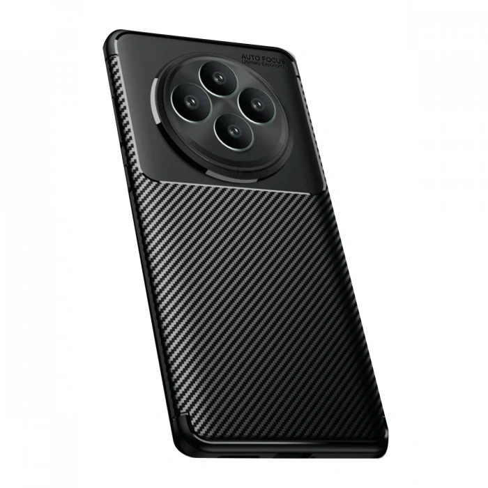 Mey İthalat®   Reno 11 FS Kılıf Auto Focus Karbon Kapak - Siyah