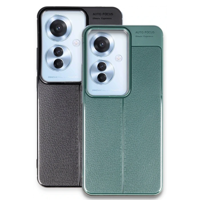 Mey İthalat®   Reno 11F Kılıf Auto Focus Kapak - Siyah