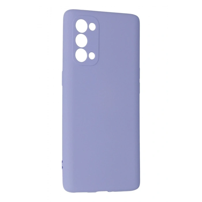 Mey İthalat®   Reno 5 Pro Kılıf Nano içi Kadife Silikon - Lila