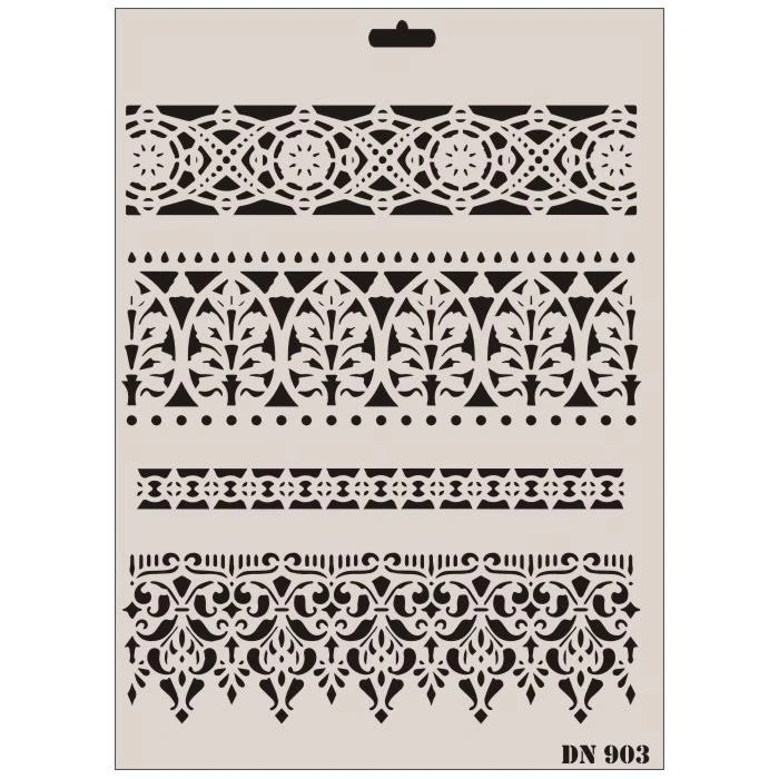 Mey İthalat® Rich Dantel Seri DN-903 Stencil 35x25 cm