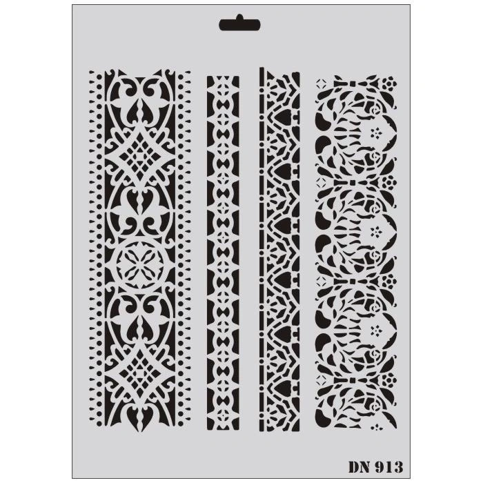 Mey İthalat® Rich Dantel Seri DN-913 Stencil 35x25 cm