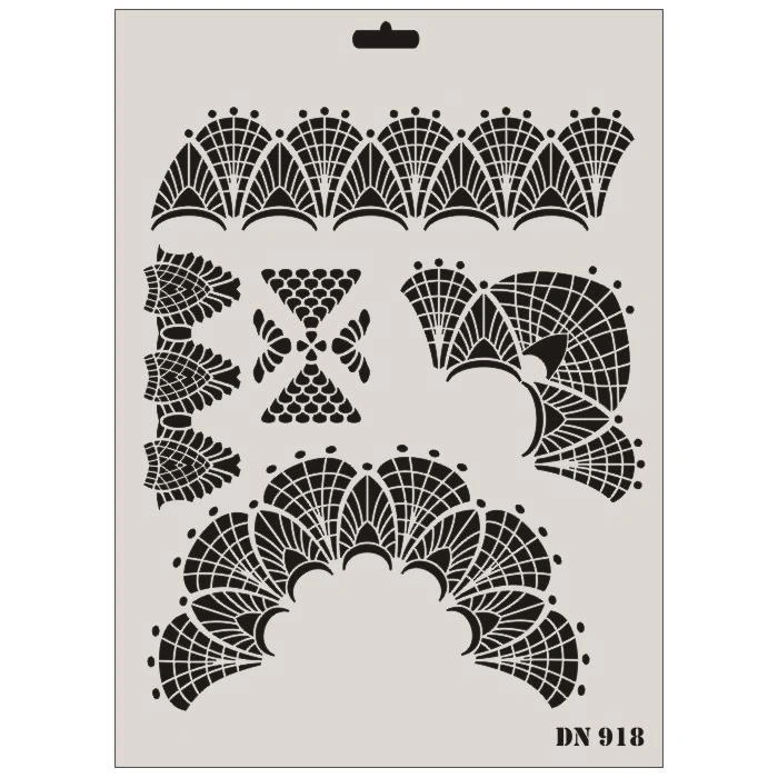 Mey İthalat® Rich Dantel Seri DN-918 Stencil 35x25 cm