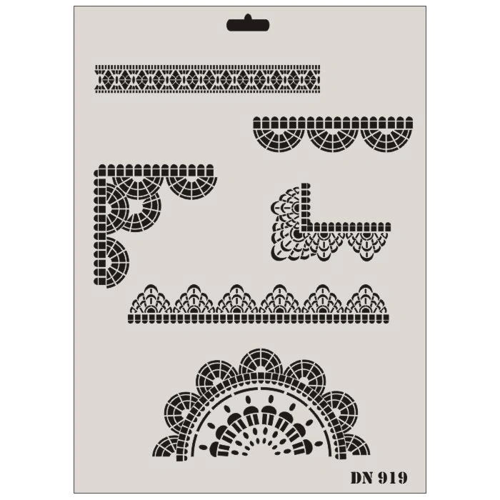 Mey İthalat® Rich Dantel Seri DN-919 Stencil 35x25 cm