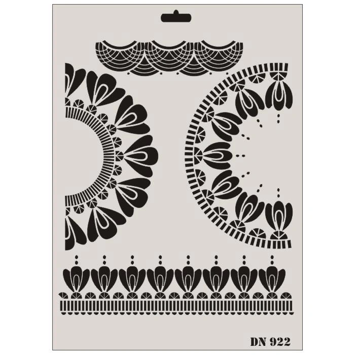Mey İthalat® Rich Dantel Seri DN-922 Stencil 35x25 cm