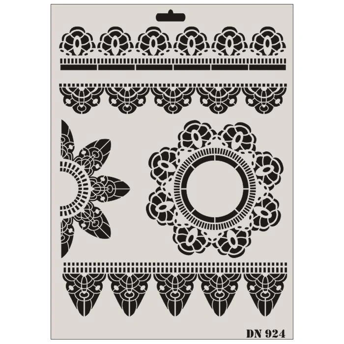 Mey İthalat® Rich Dantel Seri DN-924 Stencil 35x25 cm