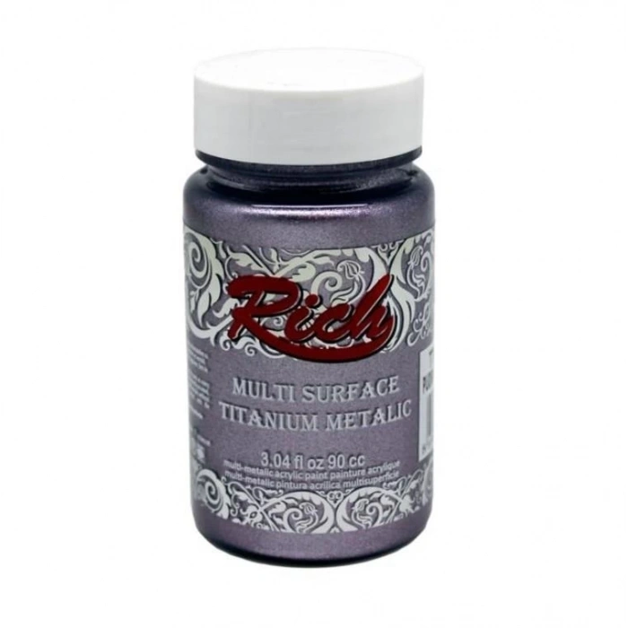 Mey İthalat® Rich Multi Surface Titanium 2576 Pudra Mor Metalik 90 cc