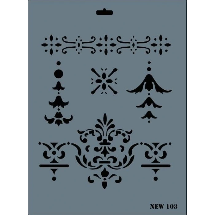 Mey İthalat® Rich New Seri N-103 Stencil 35x25 cm
