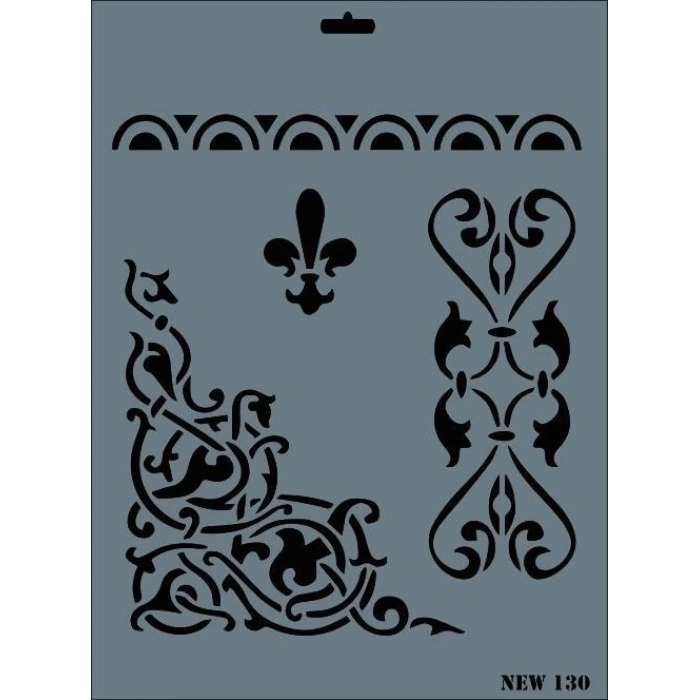 Mey İthalat® Rich New Seri N-130 Stencil 35x25 cm