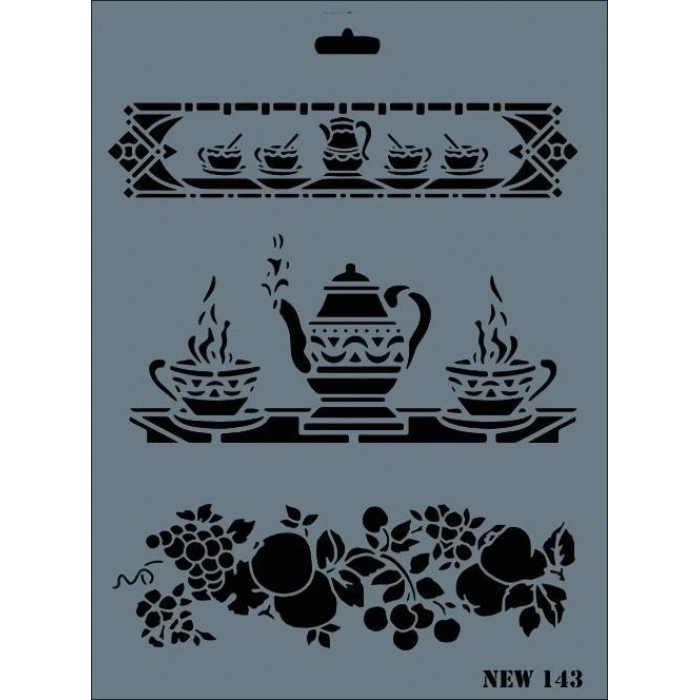 Mey İthalat® Rich New Seri N-143 Stencil 35x25 cm