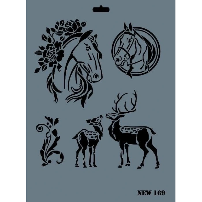 Mey İthalat® Rich New Seri N-169 Stencil 35x25 cm