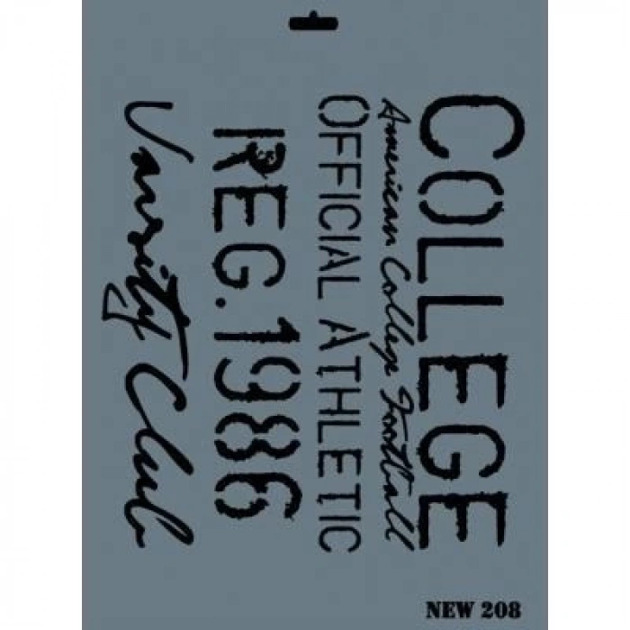 Mey İthalat® Rich New Seri N-208 Stencil 35x25 cm