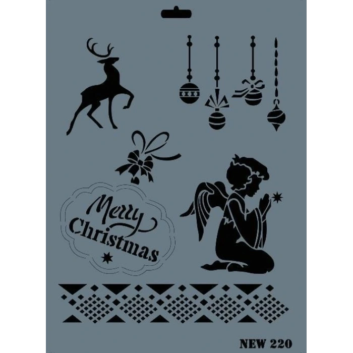 Mey İthalat® Rich New Seri N-220 Stencil 35x25 cm