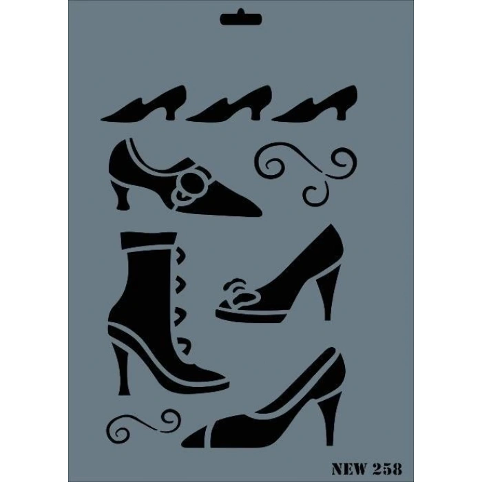 Mey İthalat® Rich New Seri N-258 Stencil 35x25 cm