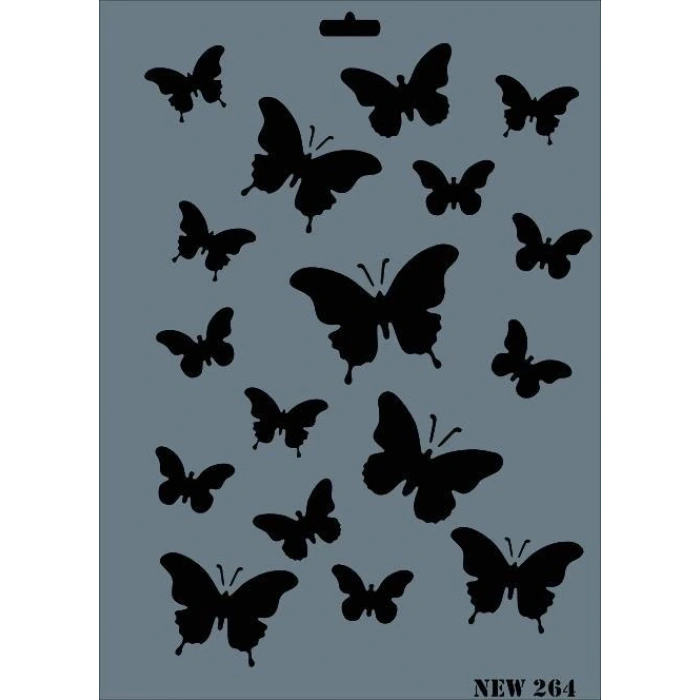 Mey İthalat® Rich New Seri N-264 Stencil 35x25 cm