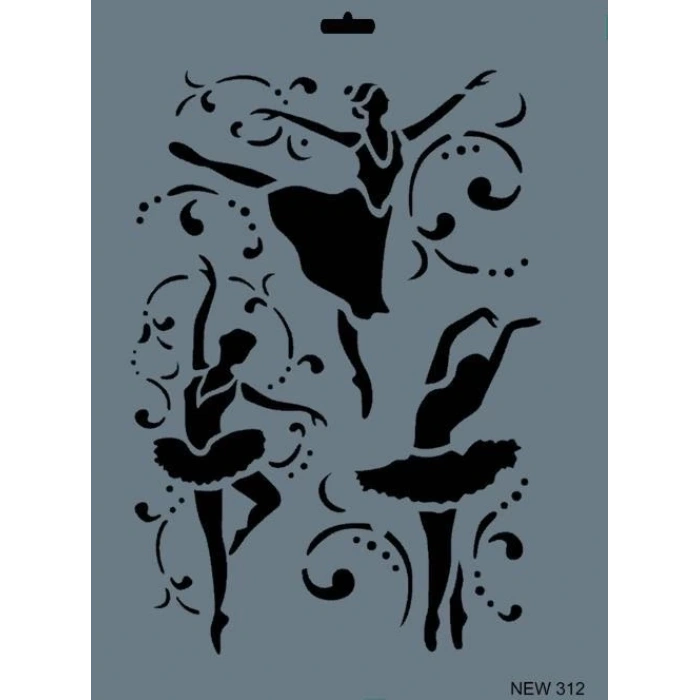 Mey İthalat® Rich New Seri N-312 Stencil 35x25 cm