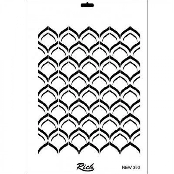 Mey İthalat® Rich New Seri N-393 Stencil 35x25 cm