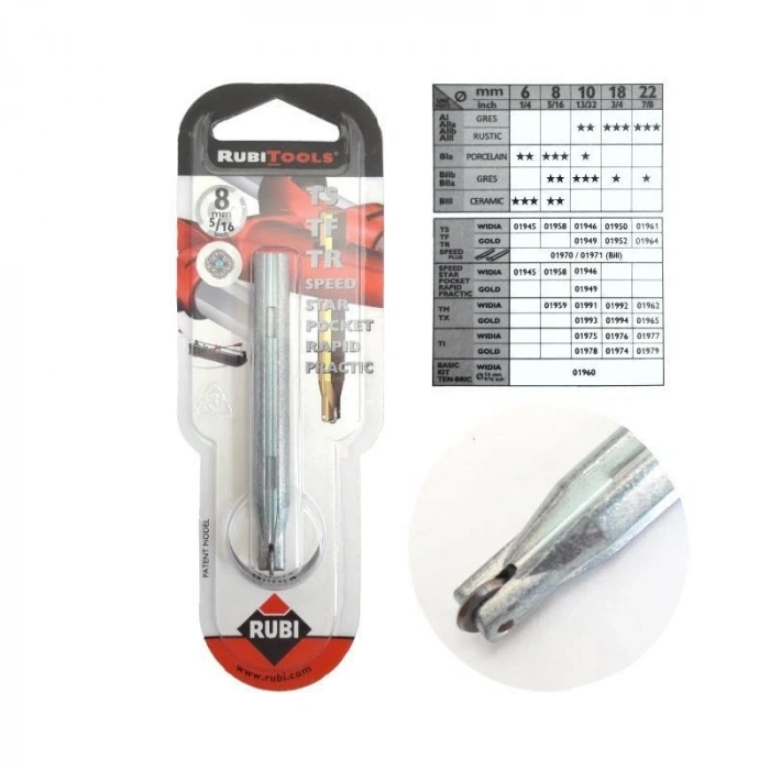Mey İthalat® Rubi 8mm Seramik Kesme Elması 5/16 Elmas Uç
