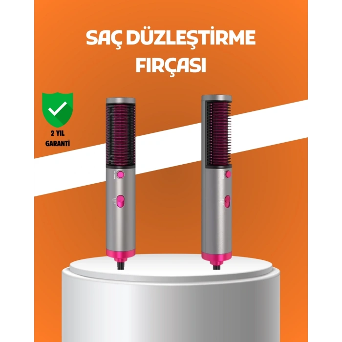Mey İthalat® Saç Düzleştirme ve Hacimlendirme Fonksiyonlu Fırça