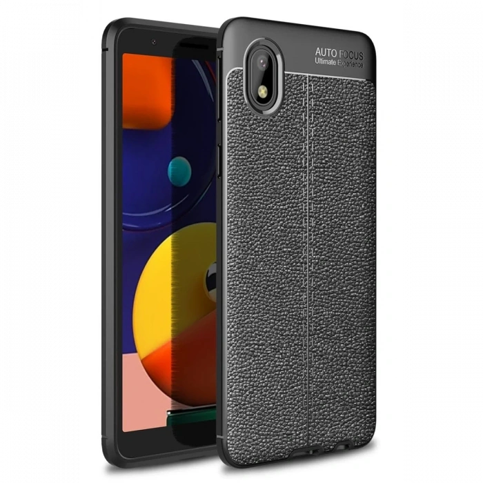 Mey İthalat®  Samsung Galaxy A01 Core Kılıf Auto Focus Kapak - Siyah