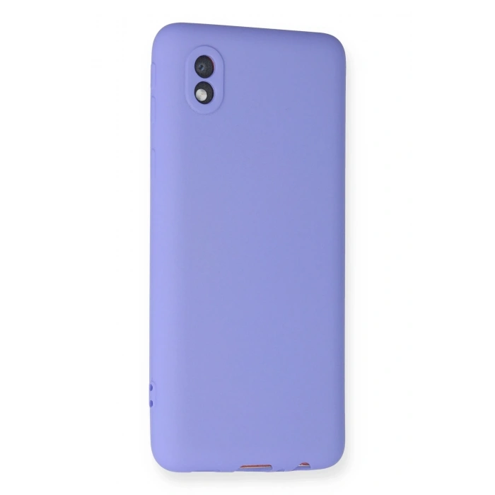 Mey İthalat®  Samsung Galaxy A01 Core Kılıf First Silikon - Lila