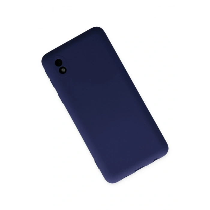 Mey İthalat®  Samsung Galaxy A01 Core Kılıf Nano içi Kadife Silikon - Lacivert