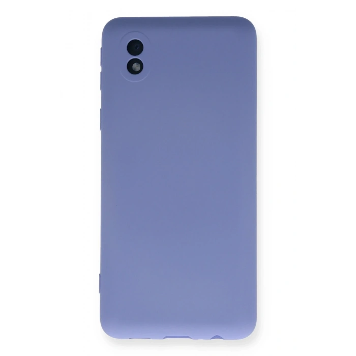 Mey İthalat®  Samsung Galaxy A01 Core Kılıf Nano içi Kadife Silikon - Lila