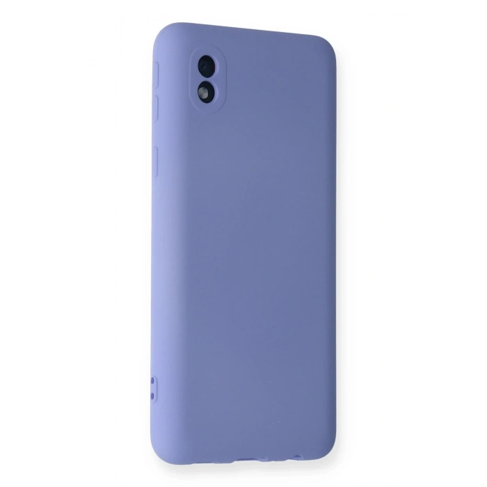 Mey İthalat®  Samsung Galaxy A01 Core Kılıf Nano içi Kadife Silikon - Lila