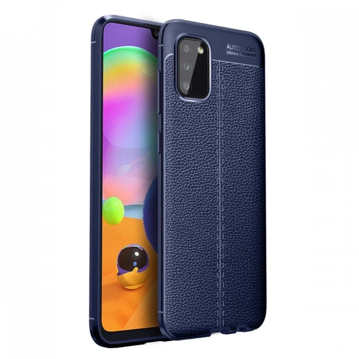 Mey İthalat®  Samsung Galaxy A02S Kılıf Auto Focus Kapak - Lacivert