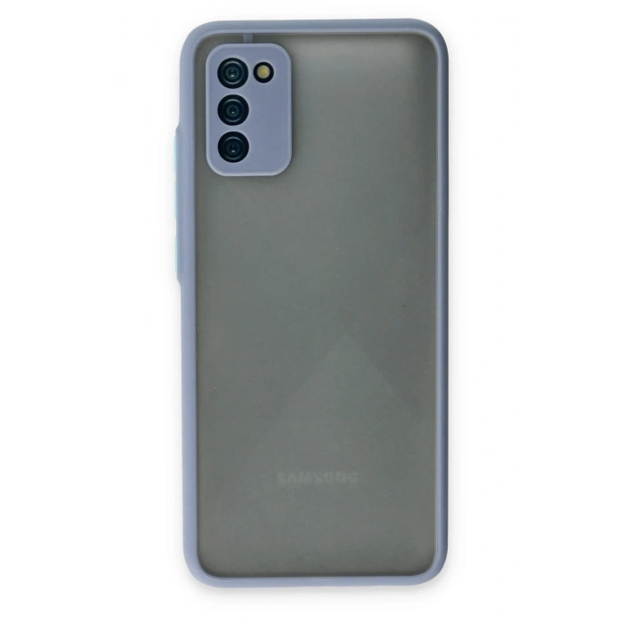 Mey İthalat®  Samsung Galaxy A02S Kılıf Montreal Silikon Kapak - Gri