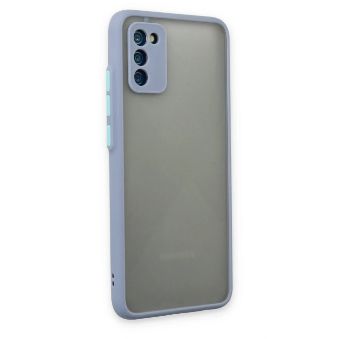 Mey İthalat®  Samsung Galaxy A02S Kılıf Montreal Silikon Kapak - Gri
