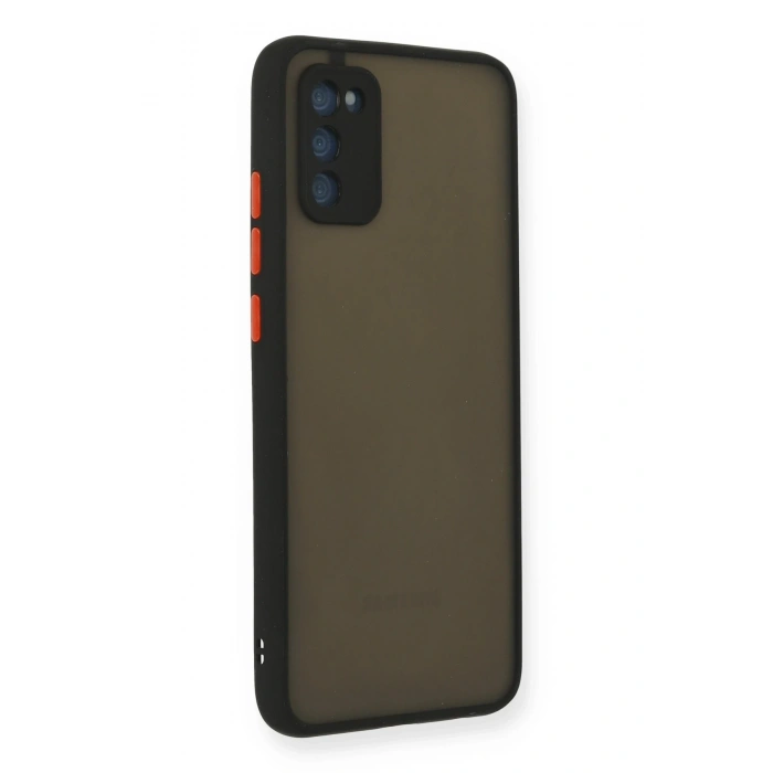 Mey İthalat®  Samsung Galaxy A02S Kılıf Montreal Silikon Kapak - Siyah