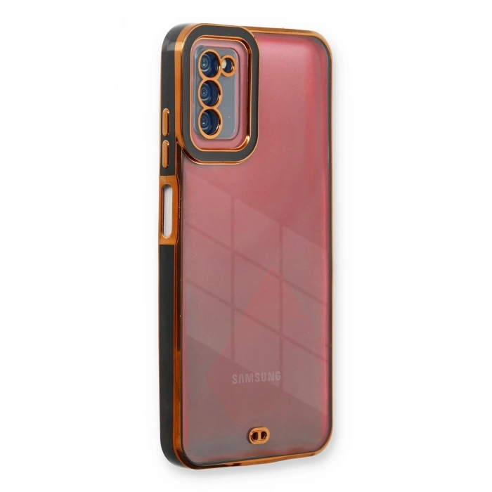 Mey İthalat®  Samsung Galaxy A03S Kılıf Liva Lens Silikon - Siyah