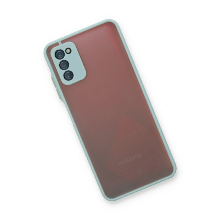 Mey İthalat®  Samsung Galaxy A03S Kılıf Montreal Silikon Kapak - Turkuaz