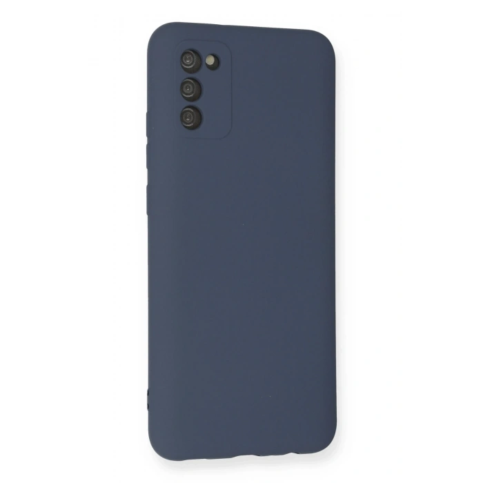 Mey İthalat®  Samsung Galaxy A03S Kılıf Nano içi Kadife Silikon - Gri