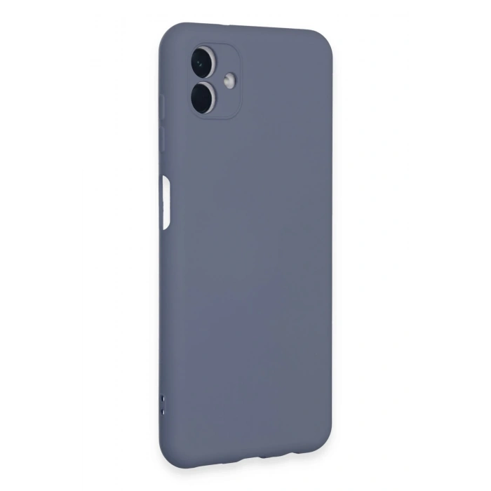 Mey İthalat®  Samsung Galaxy A04E Kılıf Nano içi Kadife Silikon - Gri
