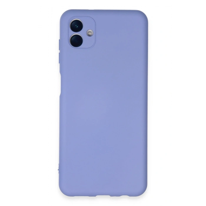 Mey İthalat®  Samsung Galaxy A04E Kılıf Nano içi Kadife Silikon - Lila