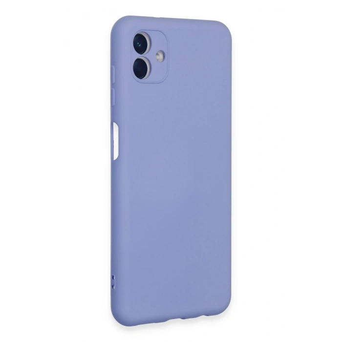 Mey İthalat®  Samsung Galaxy A04E Kılıf Nano içi Kadife Silikon - Lila