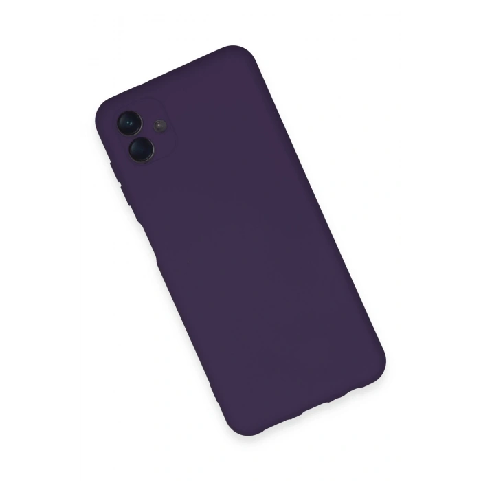 Mey İthalat®  Samsung Galaxy A04E Kılıf Nano içi Kadife Silikon - Mor